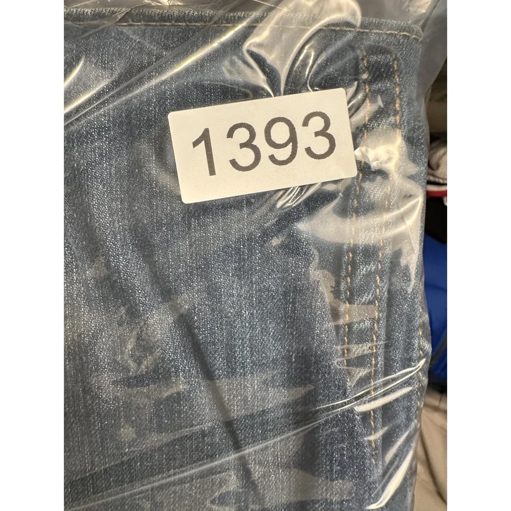 Levis 505 Jeans Mens 36x32 Blue Regular Fit Straight Leg Medium Wash Workwear